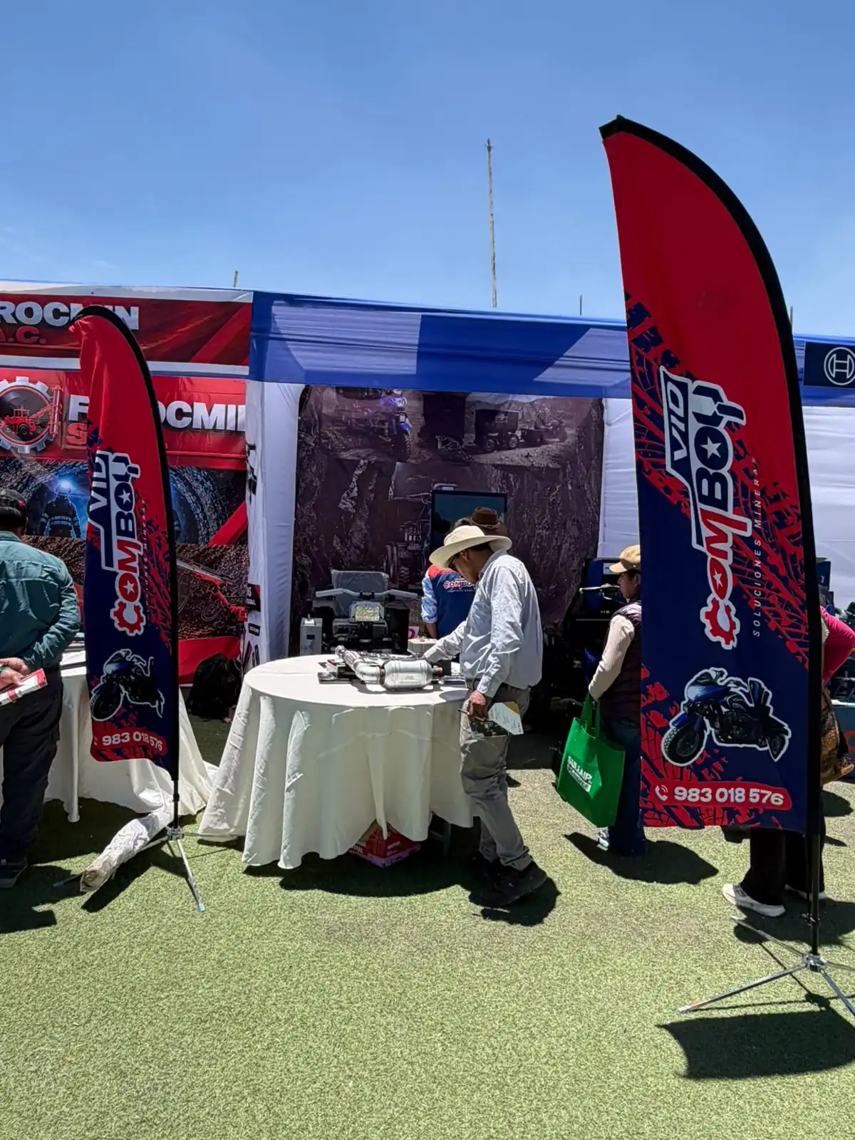 Atención técnica en el stand D-2